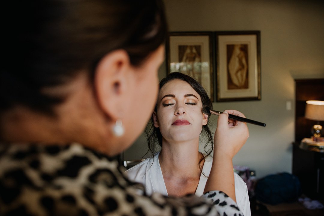 bride getting ready