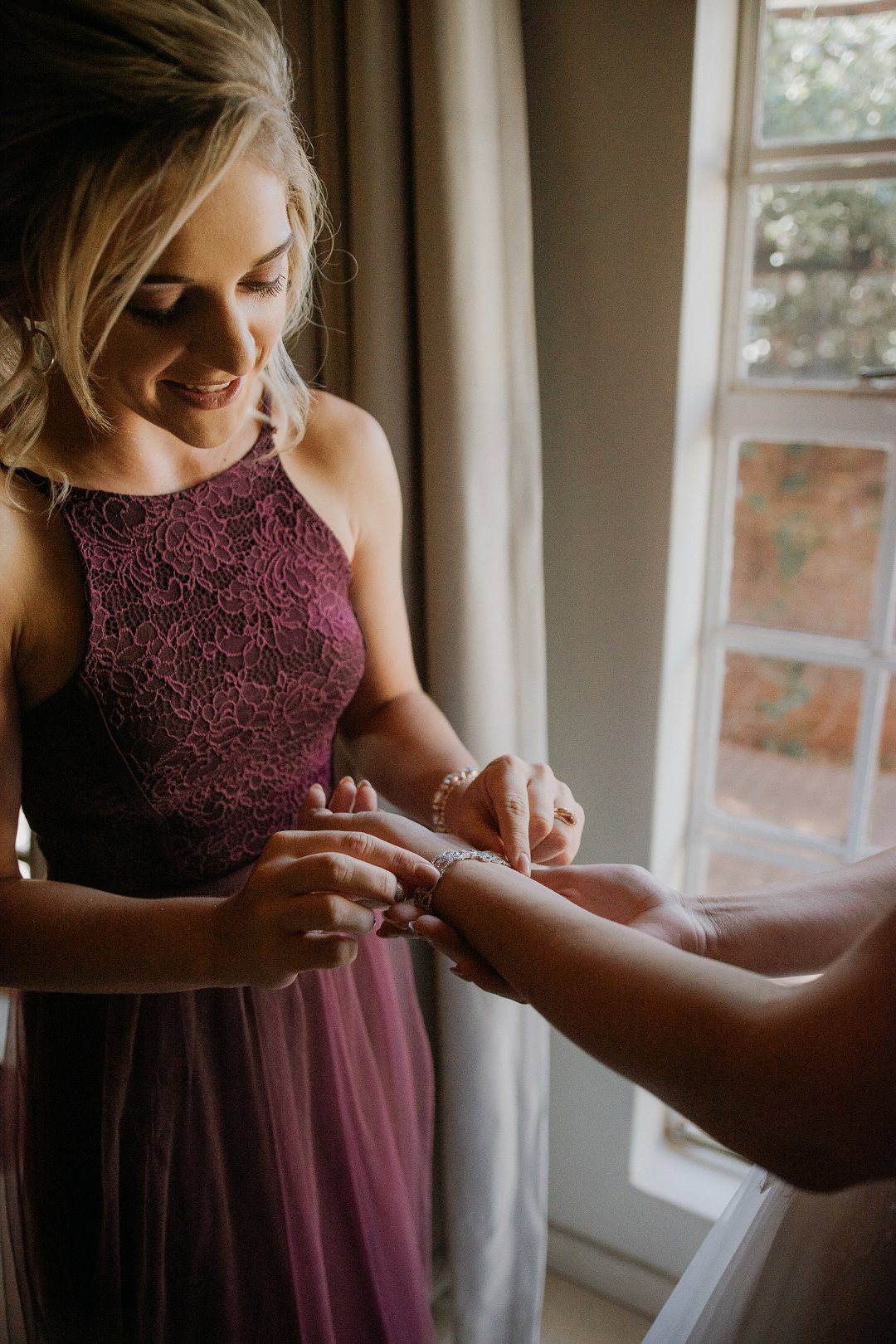 bride getting ready