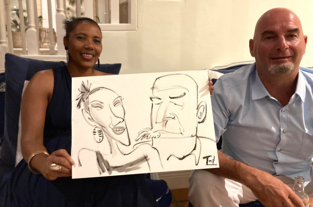 caricature artist cape town