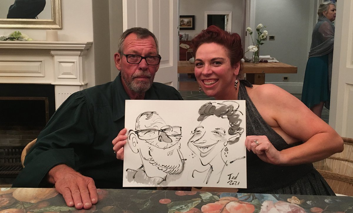 caricature artist cape town