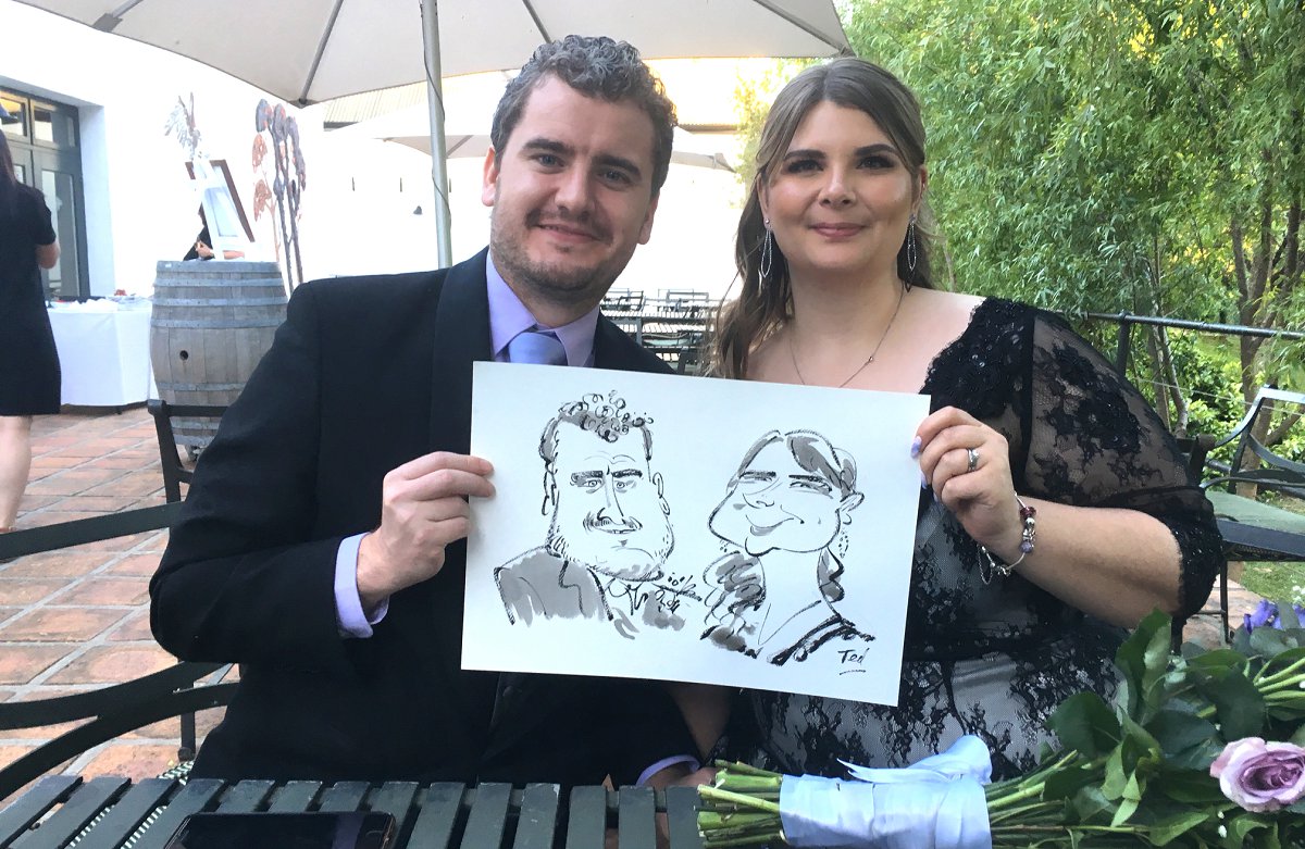 caricature artist cape town